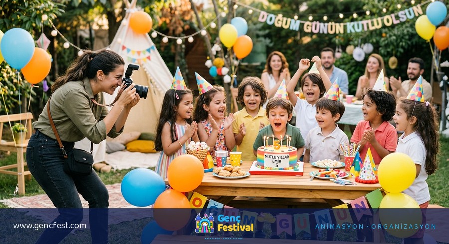 Van'da Çocuk Doğum Günü Fotoğrafçılığı organizasyonu