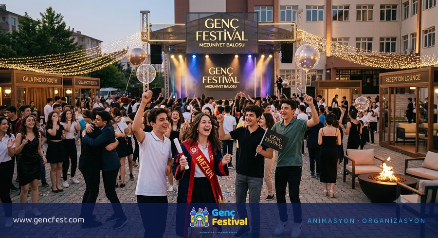 Van'da Yıl Sonu Mezuniyet Şenliği organizasyonu